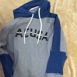 American Eagle sweatshirt, Grey with Navy trim,